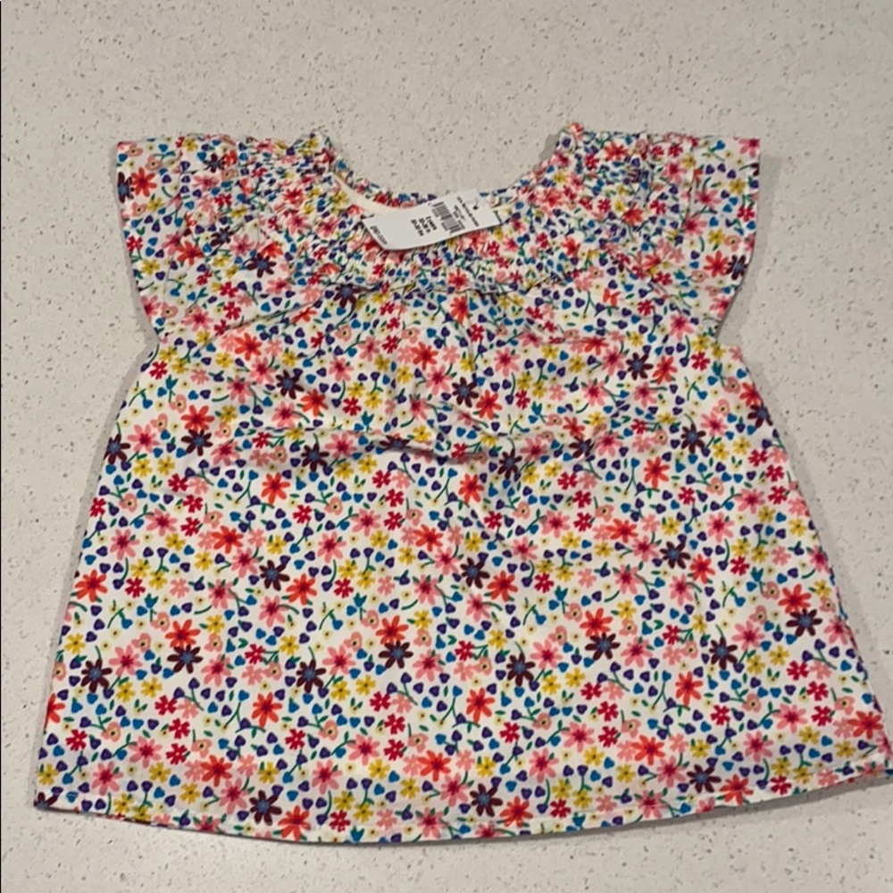 Cap-Sleeve Blouse